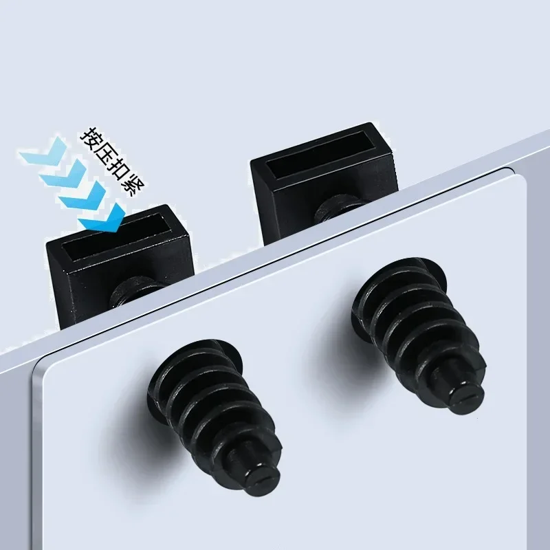 500pcs Black White Plastic Cable Tie Holder CH-6 CH-8 Gecko Type Nylon Bundle Toothed Cable Tie Fixed Seat Cable Clamp Holder