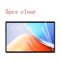 Clear HD Screen Protector Plastic Film For Teclast P20S/P25T/P30 Air/P30S/P40HD/M40S/M40 Plus   5pcs in 1 package