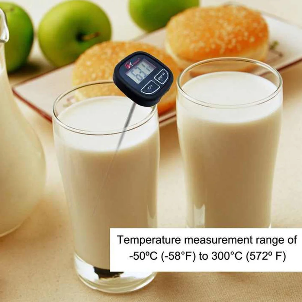 MHW-3BOMBER Digital Instant Read Coffee Thermometer for Latte Art Pen Milk Frothing Pitcher Chic Home Barista Kitchen accessory