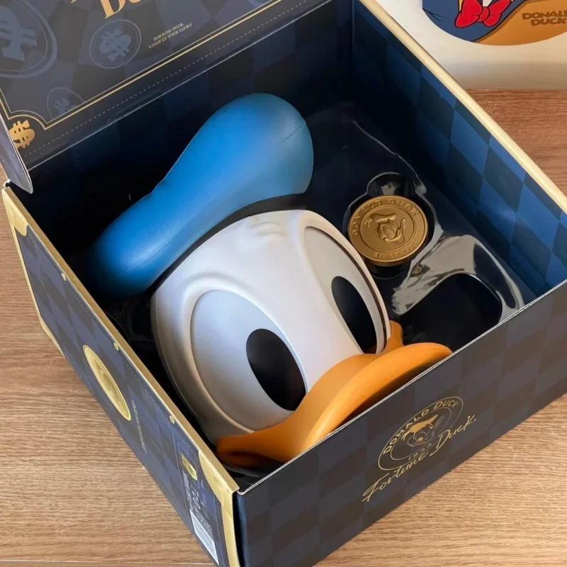 

Donald Duck Gold Coin Lucky Duck Night Light | Cute Christmas Ornament Living Room Tabletop Decoration Birthday Gift