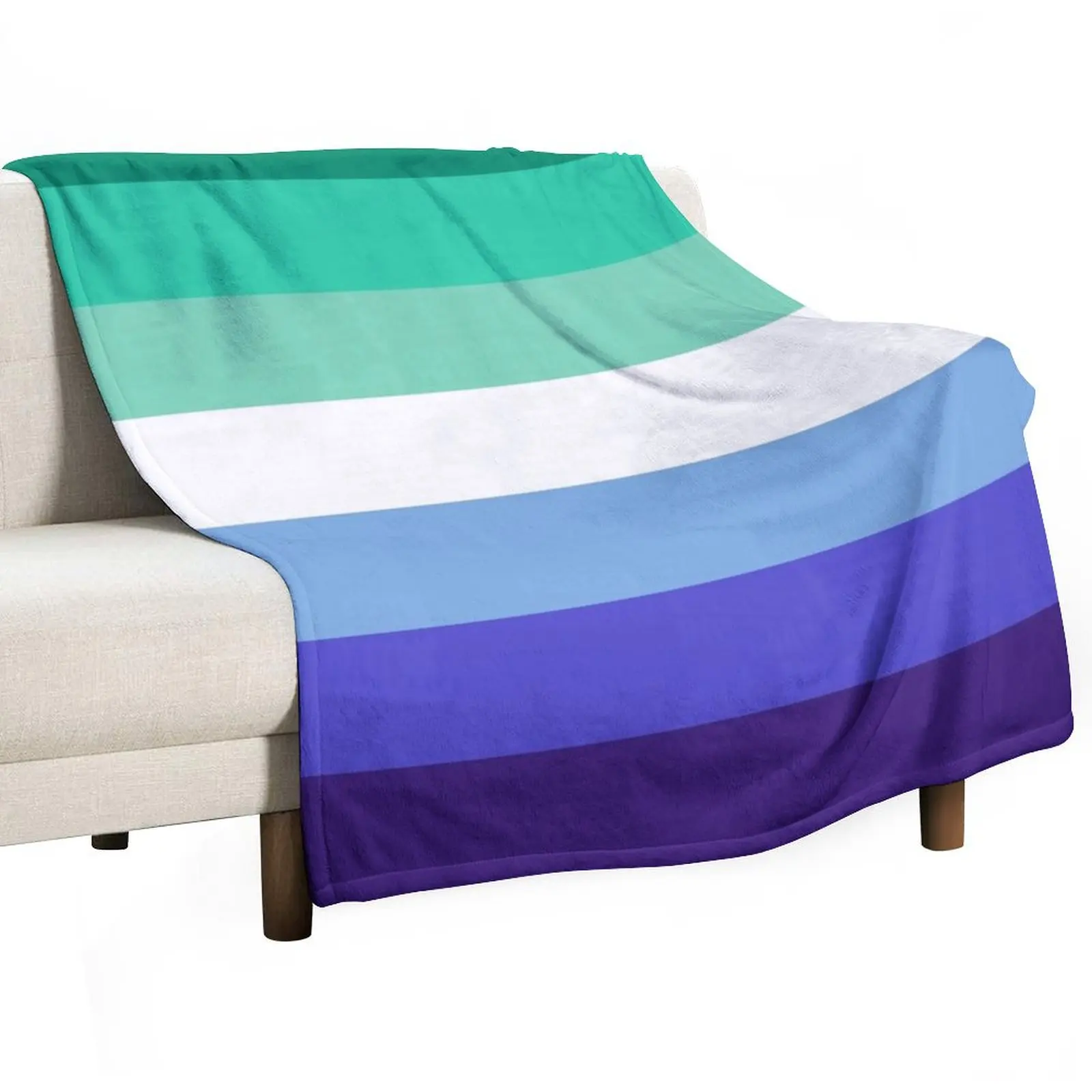 MLM Gay Pride Flag Throw Blanket Soft Plush Blanket as Housewarming Gift