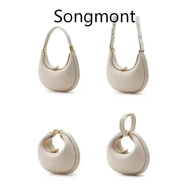Bolso de hombro Songmont Crescent para mujer |   Monedero de trabajo profesional de cuero genuino |   Bolso bandolera de capacidad media