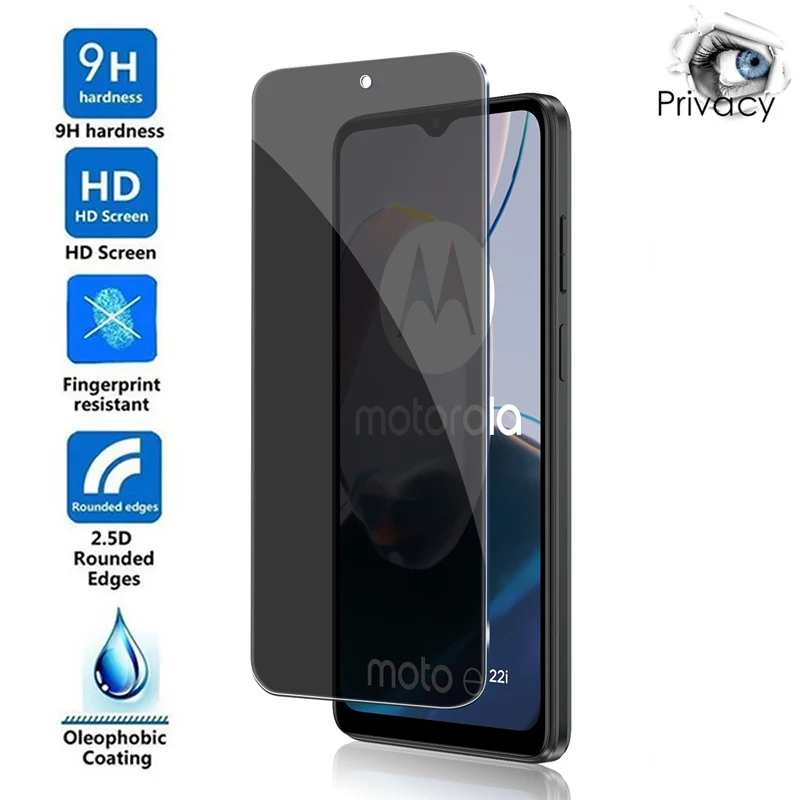 1-4Pcs Privacy Protective Tempered Glass for Motorola Moto Edge 20 Lite 20 Pro 20 Fusion Screen Protectors Films Glass