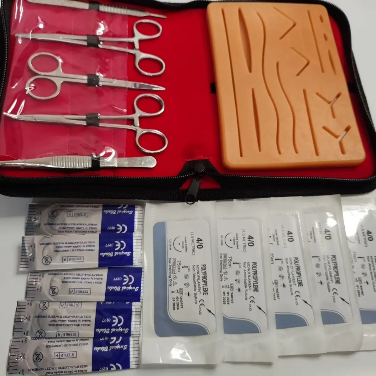 Surgical Suture Module Surgical Practice Wound Suture Skin Practitioner Assistant Operating Skills Silicone Model