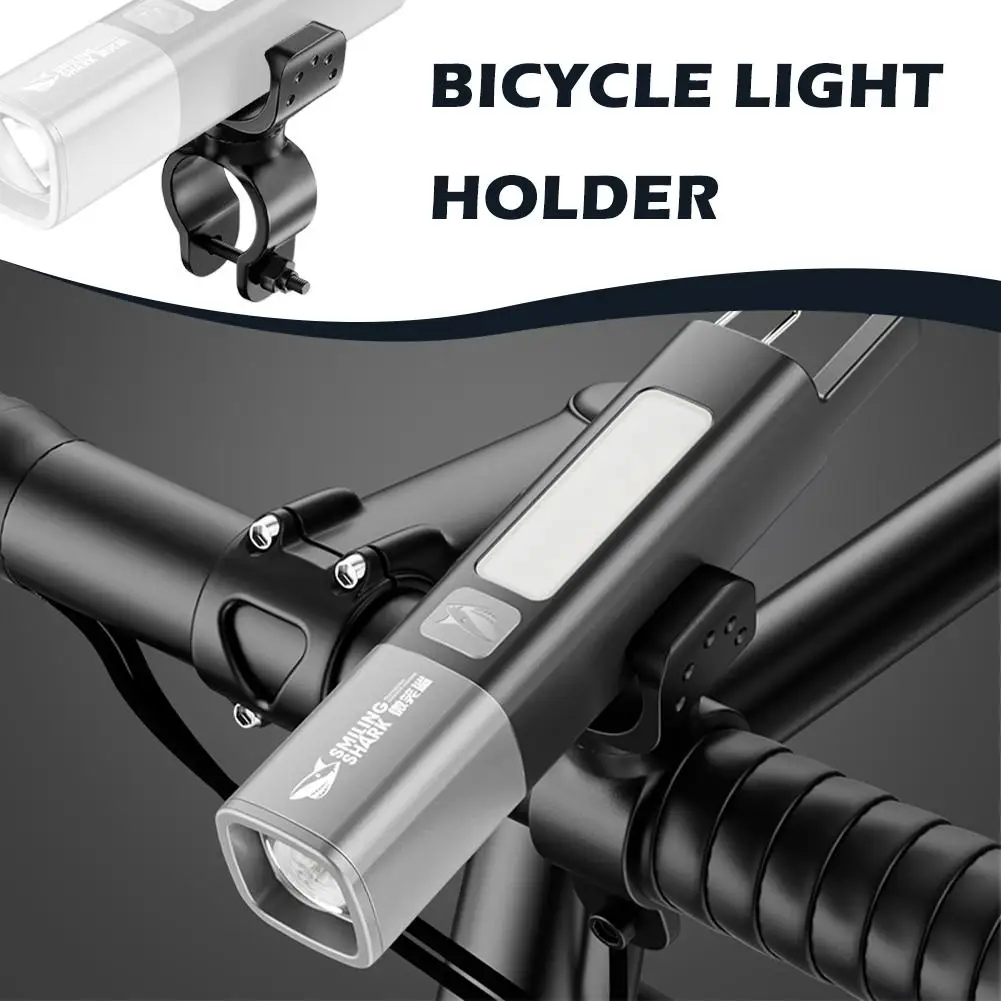 Smile Shark E Series Bike Clamp Removable Plastic Flashlight Clamp Rotates Front Bike Frame 365 Degrees