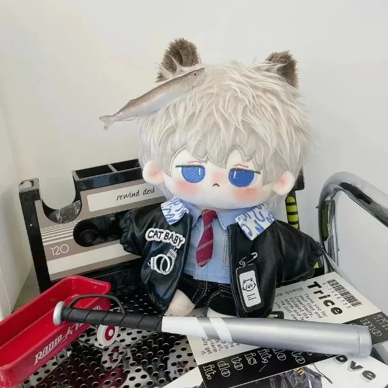 

Doll Accessories 20cm Cotton Doll Clothes Cool Police Class Suit DIY Clothes Cotton Doll Can Be Worn Fans Children Gifts