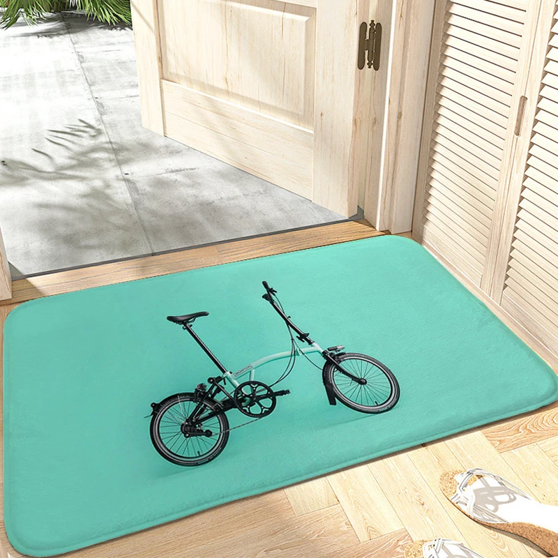 

Room Carpet for Kitchen B-Bromptons Floor Mats for Home Decorations Custom Rug Aesthetic Flannel House Entrance Door Doormat