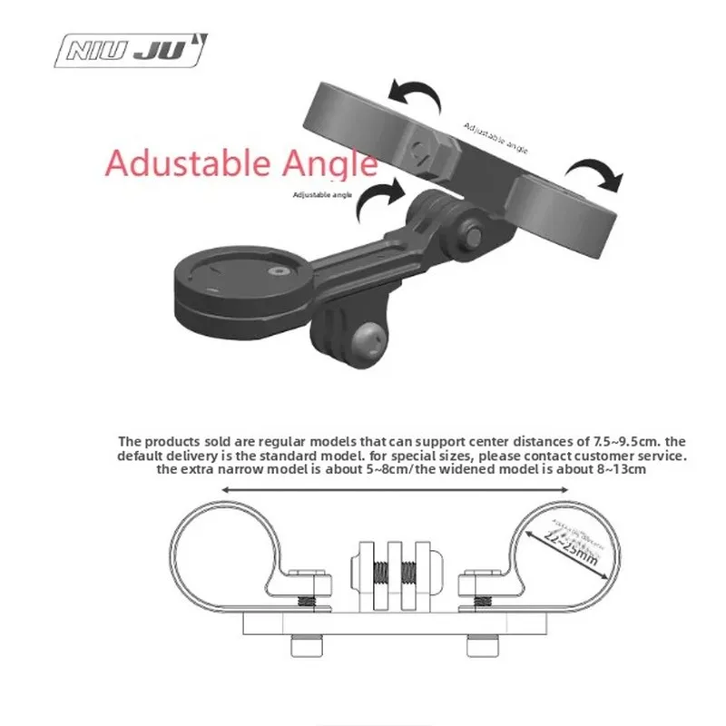 CNC Aluminium Bike Computer Mount for Fit Vision TFE Metron Pro Triathlon TT Handlebar for GOPRO Garmin Wahoo Bryton IGPS Giant