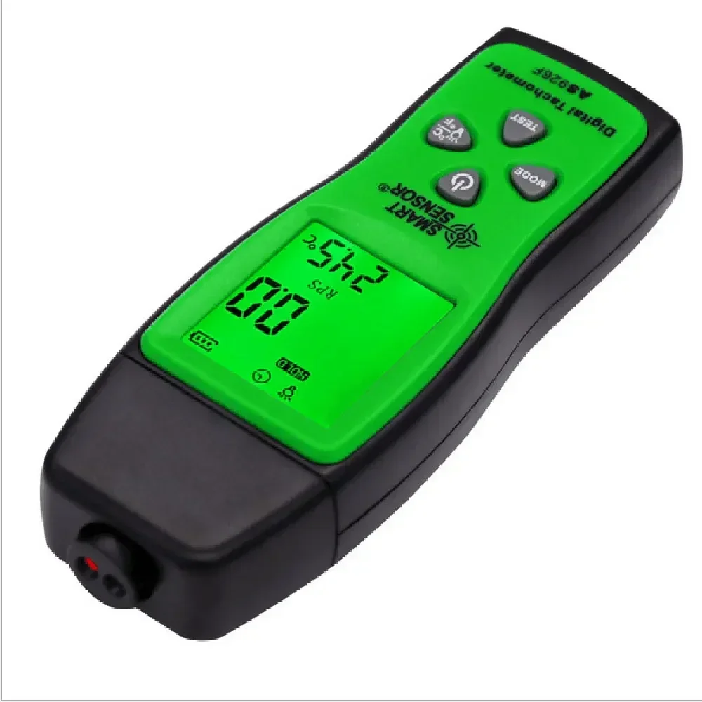 Non-contact Digital Speed Tachometer Hotoelectric Motor AS926F Digital Laser Speedometer RPM Meter Tachometer Meter