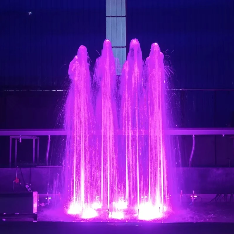 Home Decoration Round Water Feature 304 Stainless Steel Equipment Outdoor and Indoor Dancing Fountain