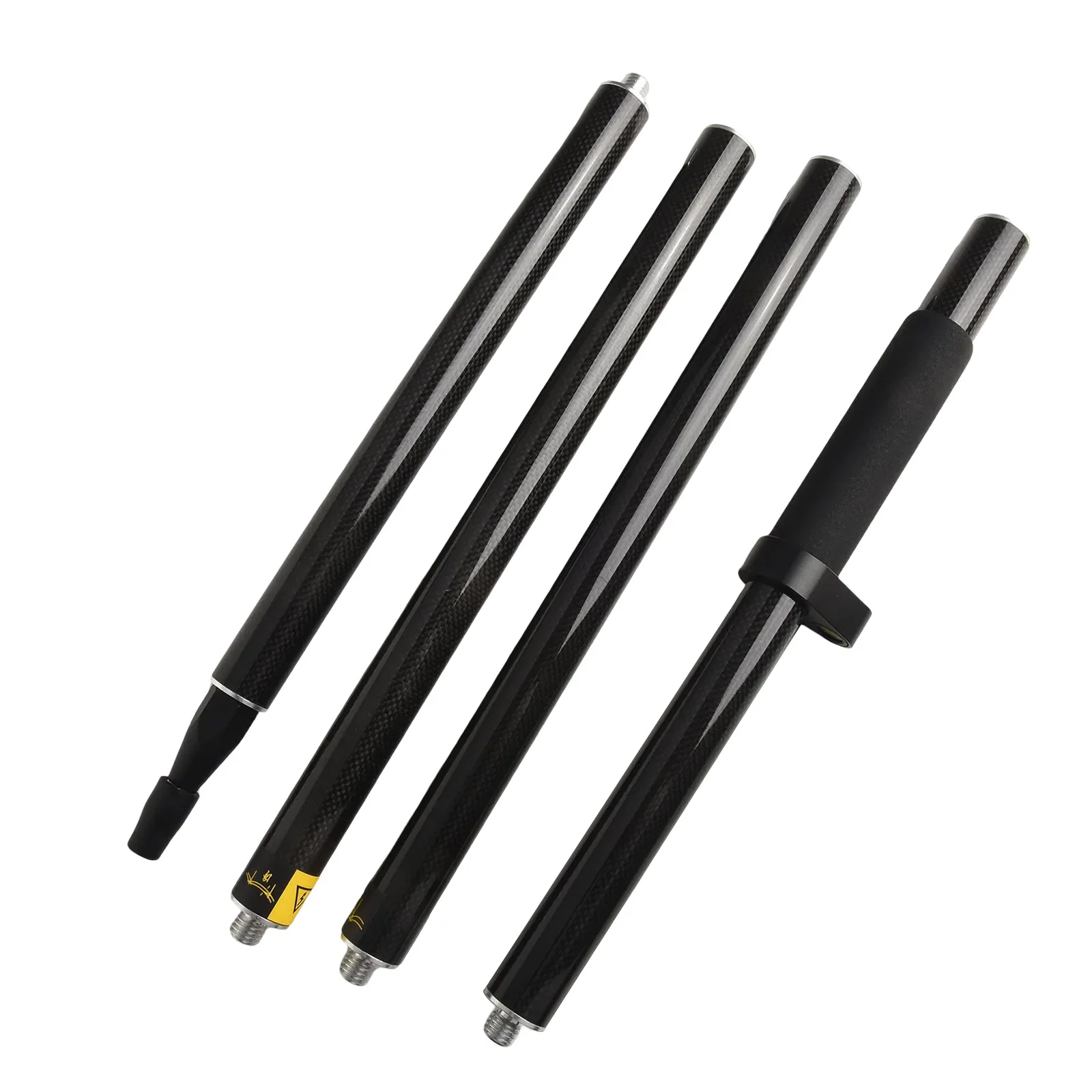 Carbon Fiber GPS Survey Pole 1 8M 4 Section Rod Diameter 32mm with 5/8 Thread Lightweight for Surveying and Mapping Applications