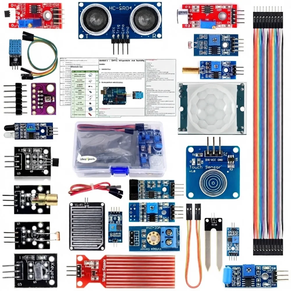 22 In 1 Sensor Module Kit Robotic Electronic Learning Projects STEM Education Hardware Tools Prototype Development Board