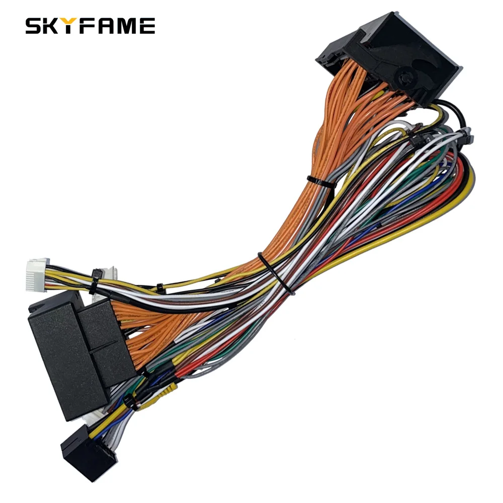 SKYFAME Car 16Pin Wiring Harness Android Radio Adapter Canbus Box Decoder For BMW 1 Series BMW 3 F20 F21 F30 F31 F34 F35