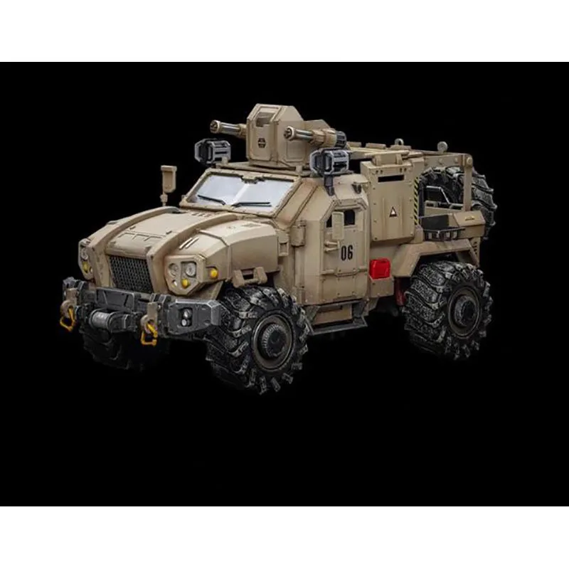 Original Genuine JOYTOY Cyclone Assault Armored Car 1/18 PVC Armored Vehicle Model Paired with Soldier Toys Birthday Gift