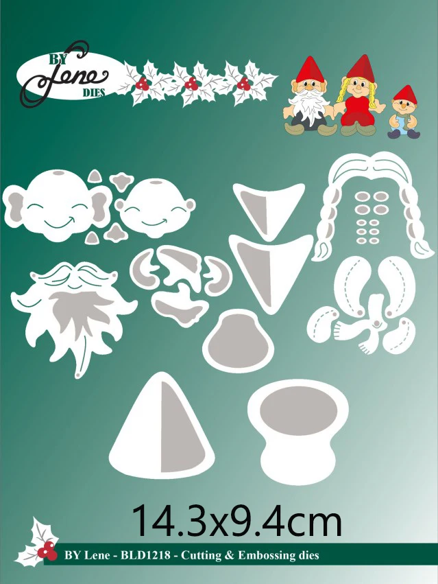 Piggy Craft metal cutting dies cut die mold Christmas series Scrapbook paper craft knife mold blade punch stencils dies