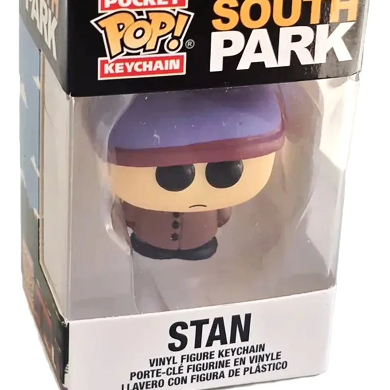 FUNKO Pocket Pop Keychains South Park ZOMBIE KENNY MYSTERION Stan with box Keychain Action Figure Toy Decoration Gift - view 4