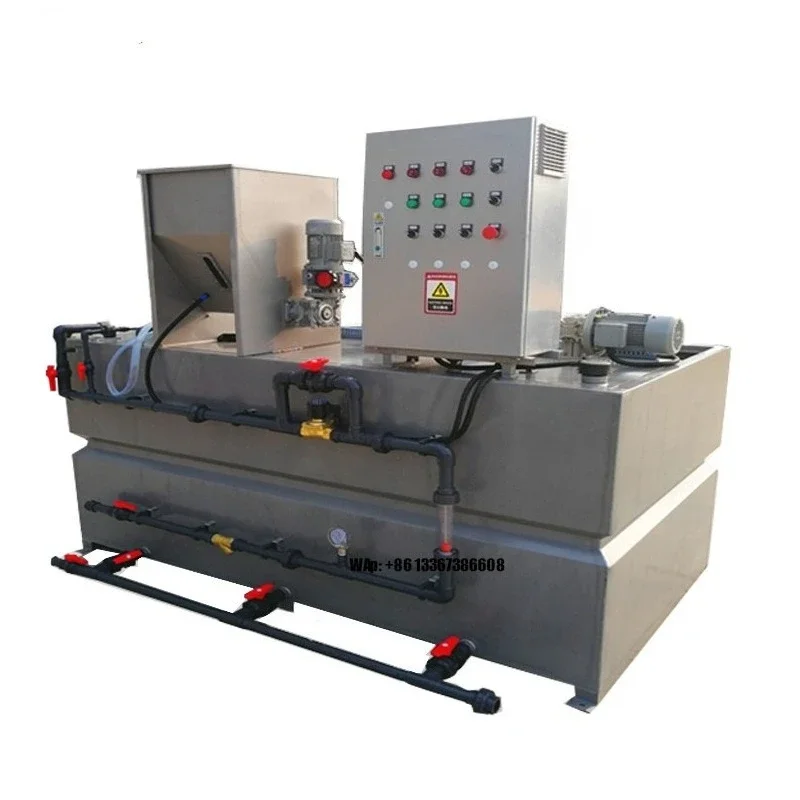 Polymer Mixing tank Flocculent Mixer Equipment Dissolving Machine in Wastewater Treatment Industry