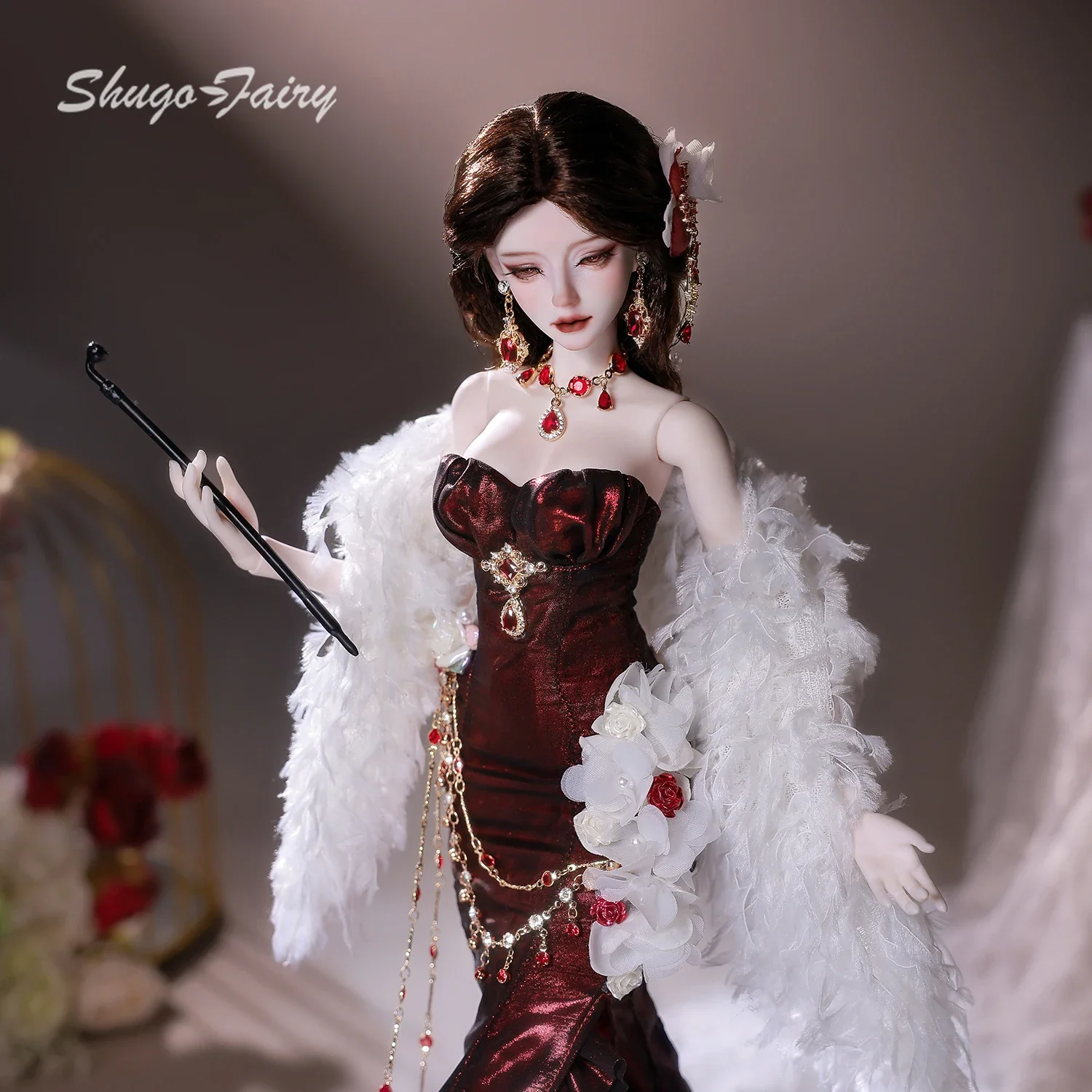 シュガフェアリー アヌビス G 1/4 BJD カウンテス ヨーロッパ ヴィンテージ コレクタブル アートドール 絶妙なフルセット レジンボディ