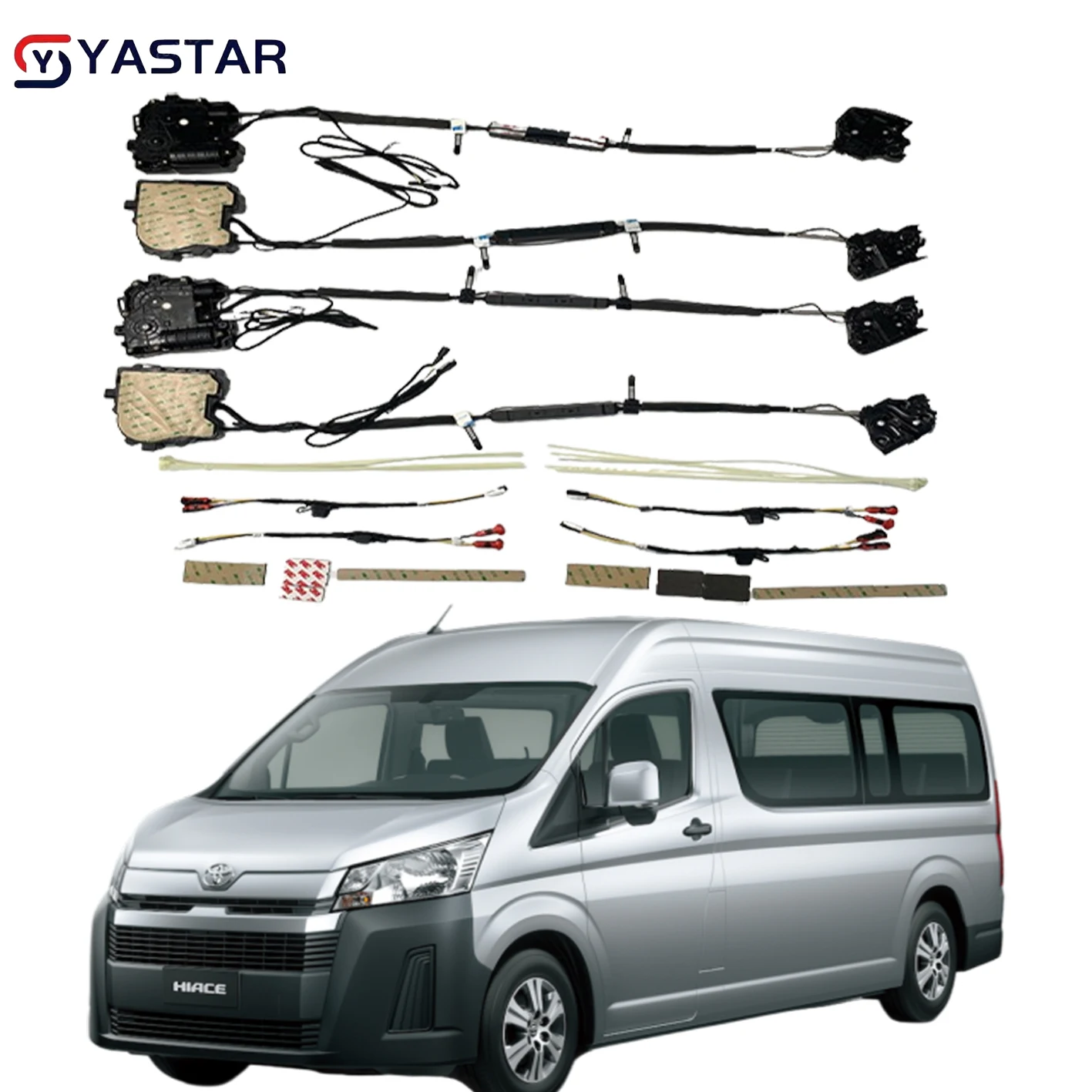 

Для электрических доводчиков дверей с функцией мягкого закрывания, вакуумный замок двери для автомобилей Toyota Hiace 2021- (передняя дверь)