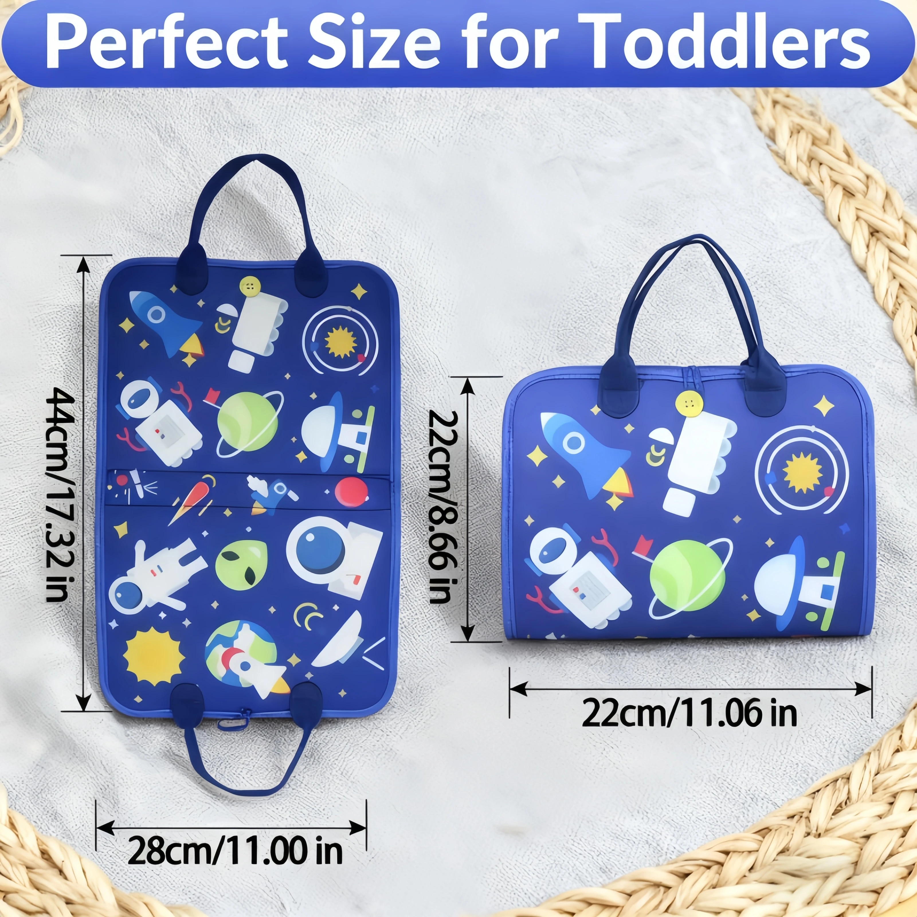 

Доска Монтессори для малышей, сенсорная игрушка, мелкая моторика, подарок для путешествий, обучения, для мальчиков и девочек, синий полиэстер