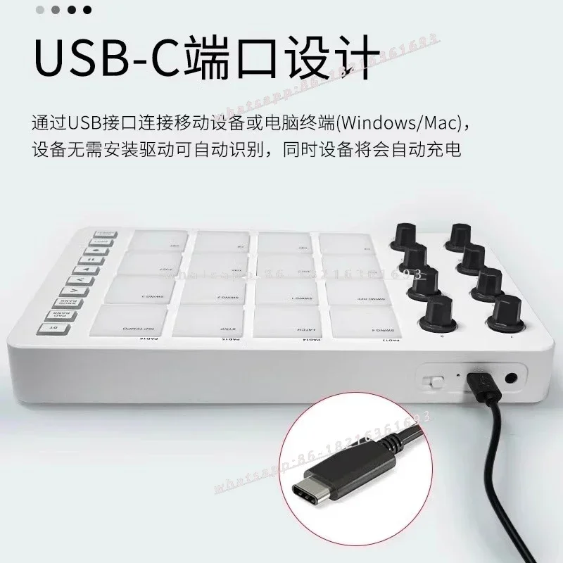 2026NEW Electronic Sound Cube Wireless Bluetooth Midi Keyboard Strike Pad Arranger Keyboard Controller