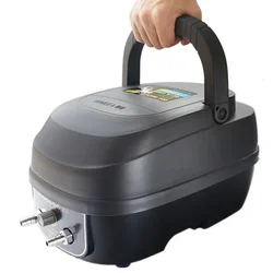 220V Hailea Portable Rechargeable Fish Pond Air Pump CPA80/100/120 AC DC Dual Purpose Aquatic Sea Food Transport Oxygen Pump