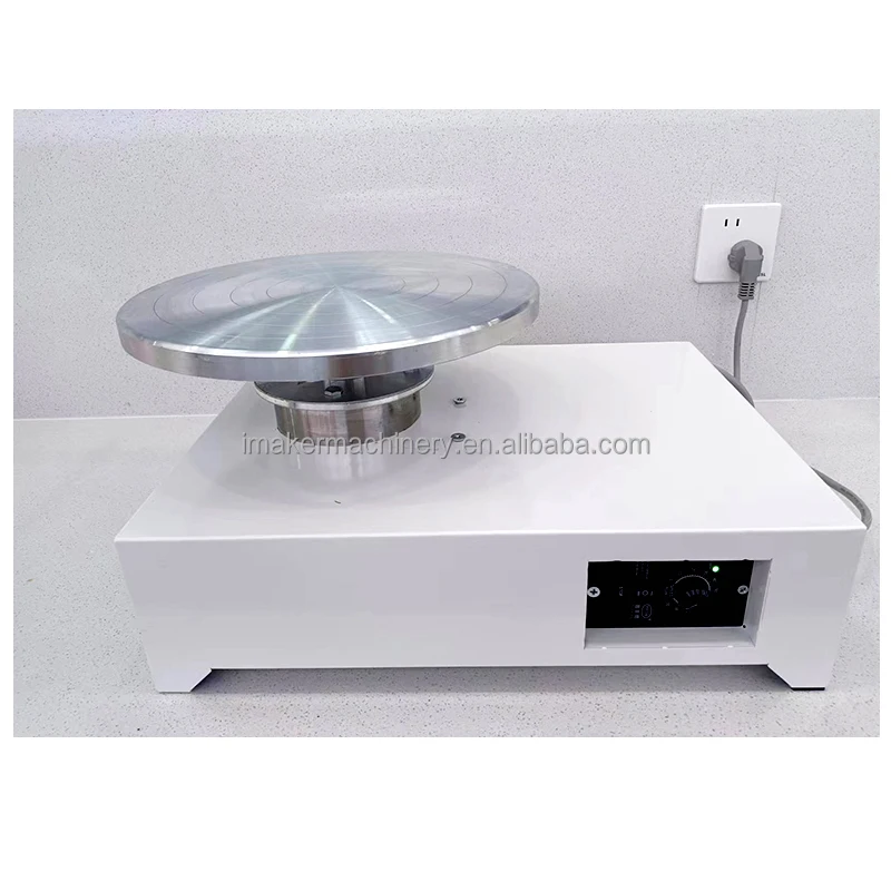 Electric Wedding Aluminum Cake Turntable Set Metal Cake Stand for Cake Stand Decorations Tools