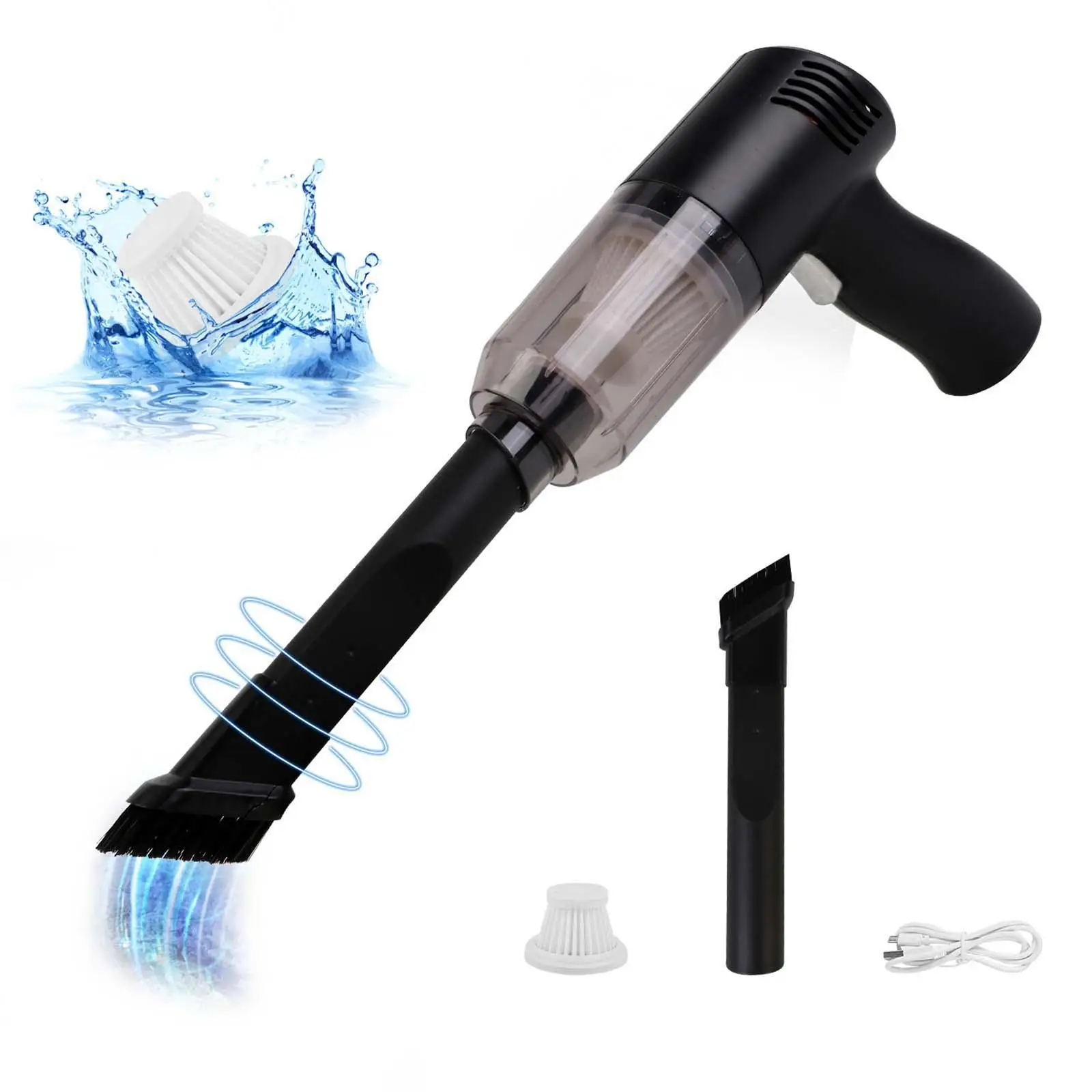 Ручной пылесос Легкий Мощный Простой в использовании Автомобильный пылесос для шерсти домашних животных