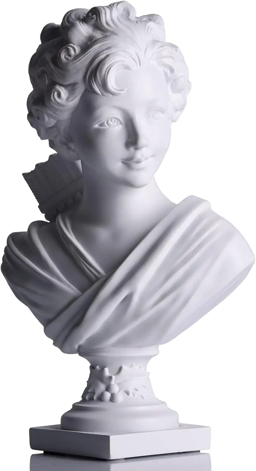 Imagem -06 - Polegada Estátua de Cupido Grego Clássico Busto Romano Mitologia Grega Escultura de Gesso Adequado para Pintura Prática Decoração para Casa 12.2