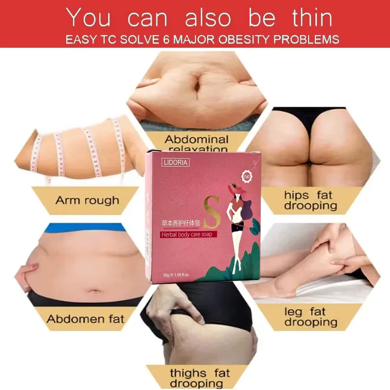 Sabun Pelangsing Kuat Diet Perut Pembakar Lemak Produk Penurun Berat Badan Produk Anti Selulit Pembentuk Tubuh Penuh untuk Pria Wanita