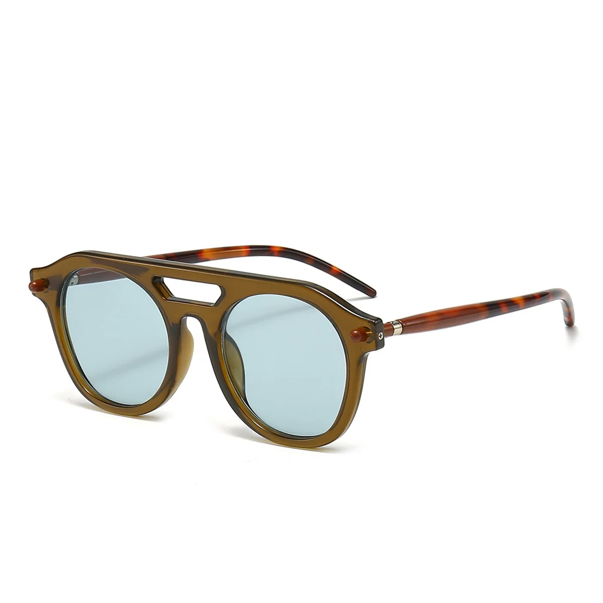 جديد الطيار النظارات الشمسية النساء خمر ظلال مستديرة الرجال تتجه تصميم نظارات شمسية فاخرة UV400 نظارات Gafas Oculos #6