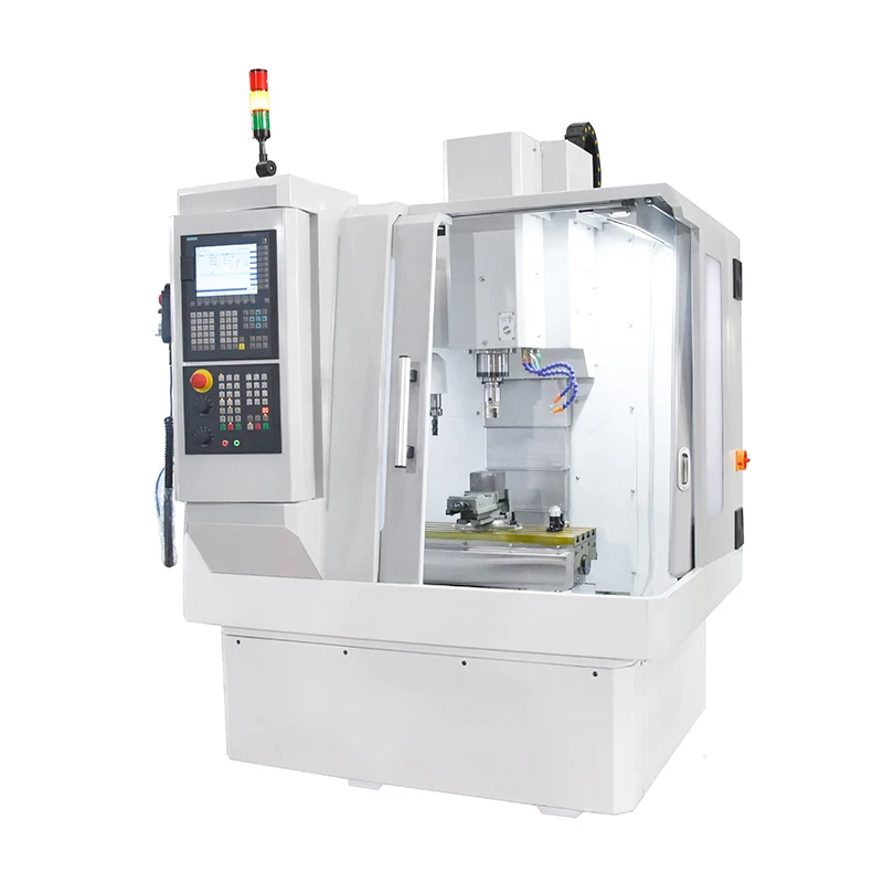 Small precision milling machine CNC system can be specified for industrial teaching experiments of drilling and milling machines