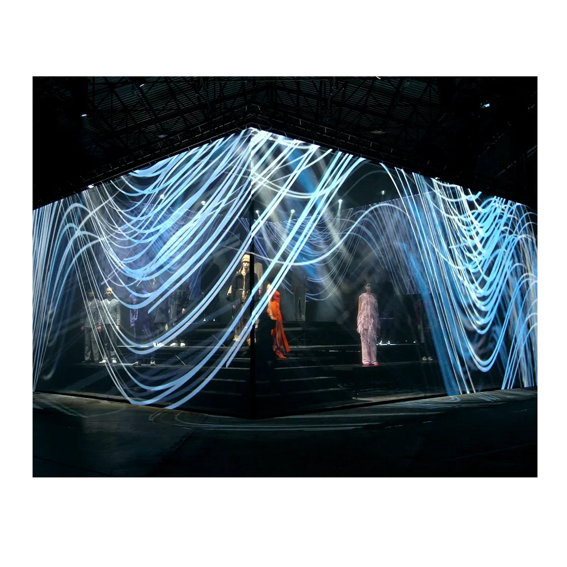 Transparent Hologram Projection Screen 3D Hologram Screen Stage Show Customize any size