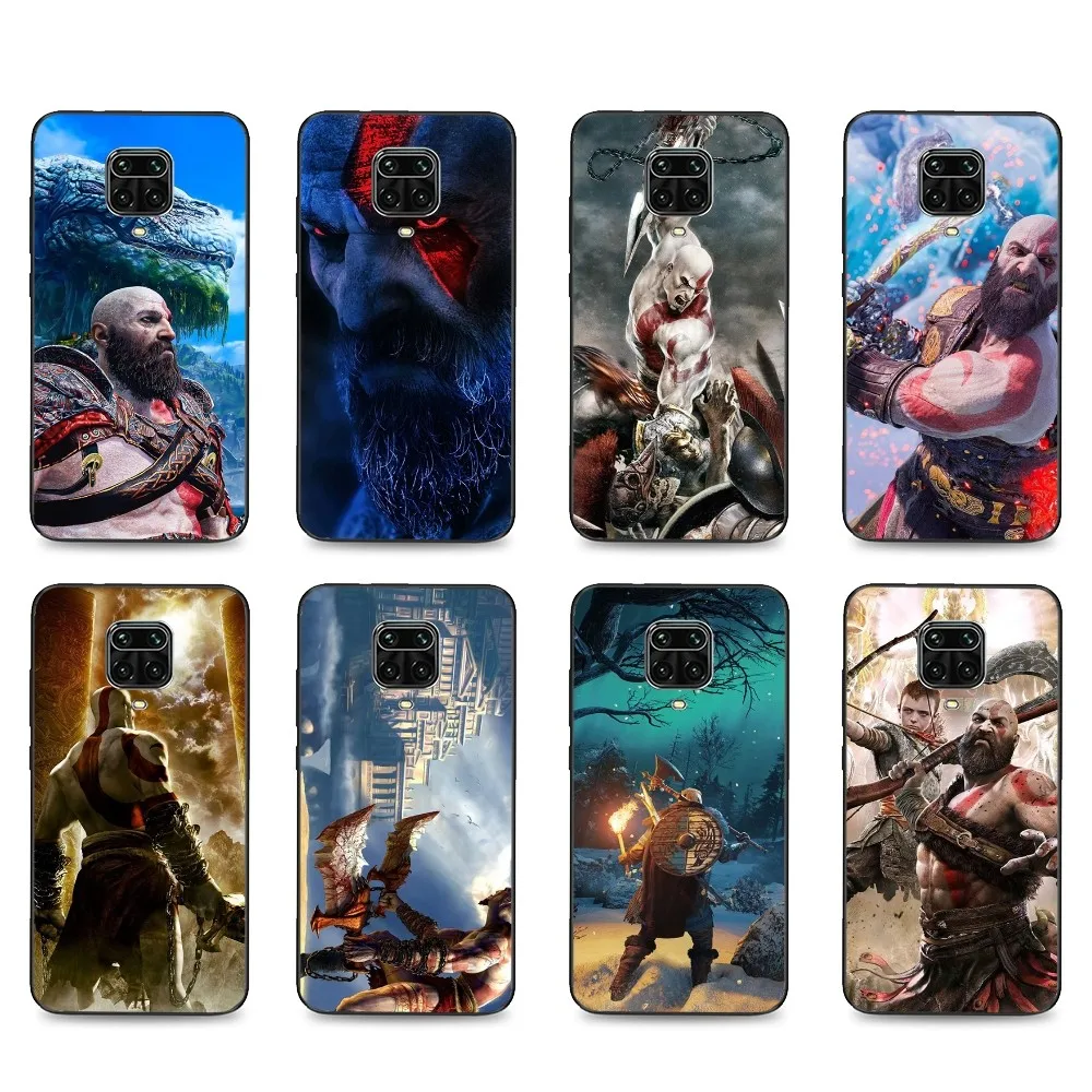 Kratos G-God Of W-War Phone Case For Xiaomi Mi 5X 8 9 10 11 12 lite pro 10T PocoX3pro PocoM3 Note 10 pro lite