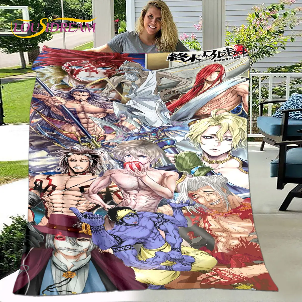 Rekord von Ragnarok Anime Cartoon Weiche Plüsch Decke, flanell Decke Decke für Wohnzimmer Schlafzimmer Bett Sofa Picknick Abdeckung