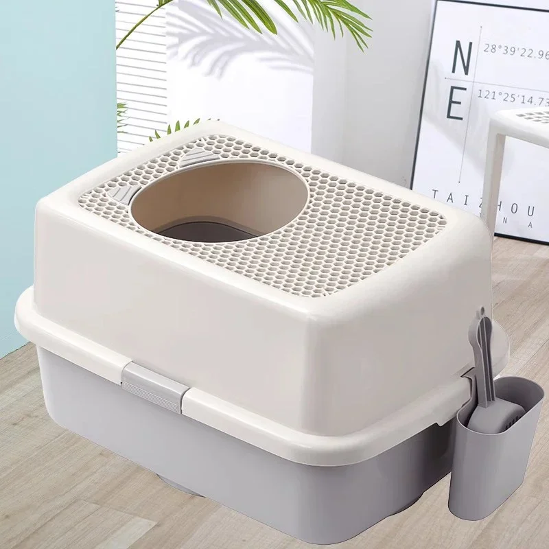 Shovel Carpet Cat Bedpans Scraper Sandbox Travel Enclosure Cat Bedpans Corner Design Areneros Gatos Cerrados  Supplies