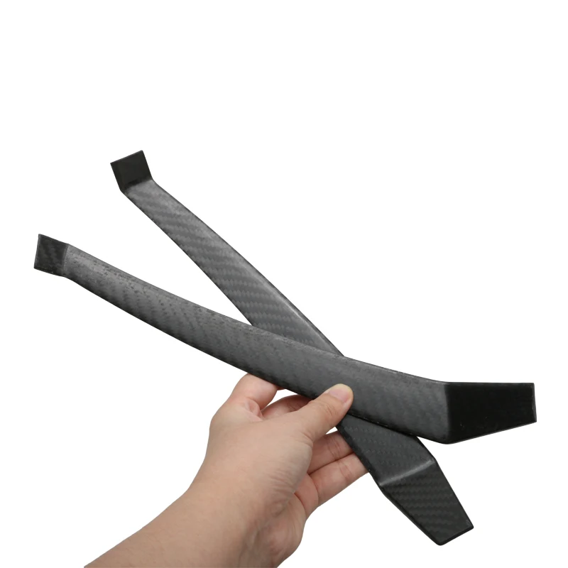 1 paire pour modèle d'avion RC de compétition F3A, train d'atterrissage fendu en Fiber de carbone, train d'atterrissage léger de qualité 20/30/50/90/120/160