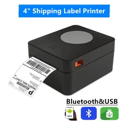 ZJ9250 shipping label printer express waybill package product price barcode sticker USB Bluetooth 4 inch thermal printer 160mm/s