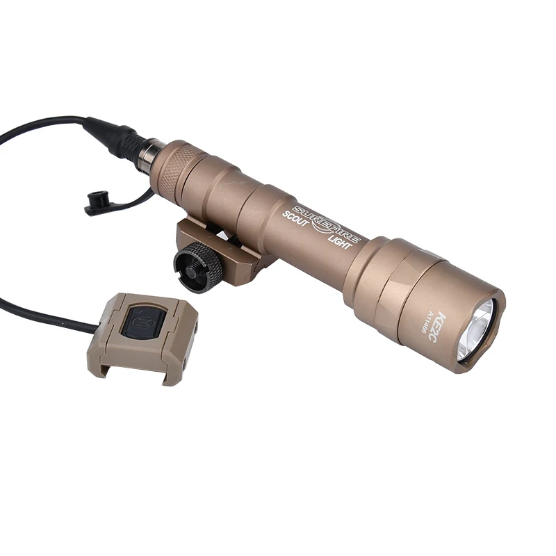 Wadsn Surefir M600 M600U Tactical Flashlight Fit Mlok Koymod 20mm Picatinny Rail Hunting Weapon Scout Powerful airsoft Lamp