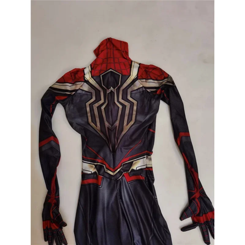 2025 AA Adults Kids No Way Home Spidercosplay Superhero Cosplay Costume Full Bodysuit Zentai Second Skin Suit Men Party New wat1