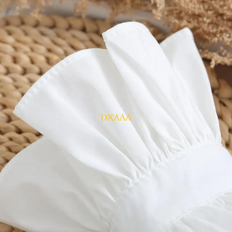 DXAA 1PAIR LACE FLOWELEEVES DURBEITEL SELEVE VERNREITER