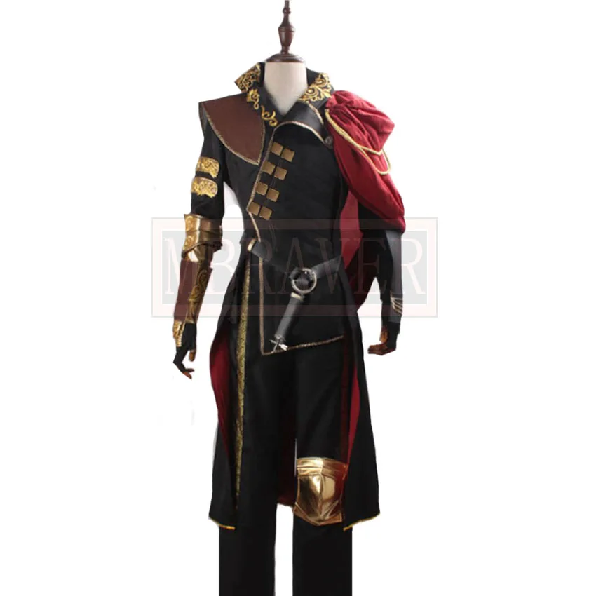 Final Fantasy XIV FF14 Zenos Yae Galvus Cosplay Costume Halloween Party Christmas Custom Made Any Size