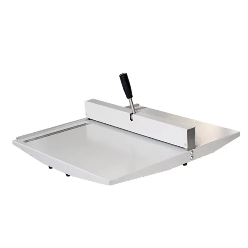 WD-12D Desktop 360mm 14 Inch Manual Paper Creasing Machine Solid Line& Dotted Line Paper Creaser Perforating Machine