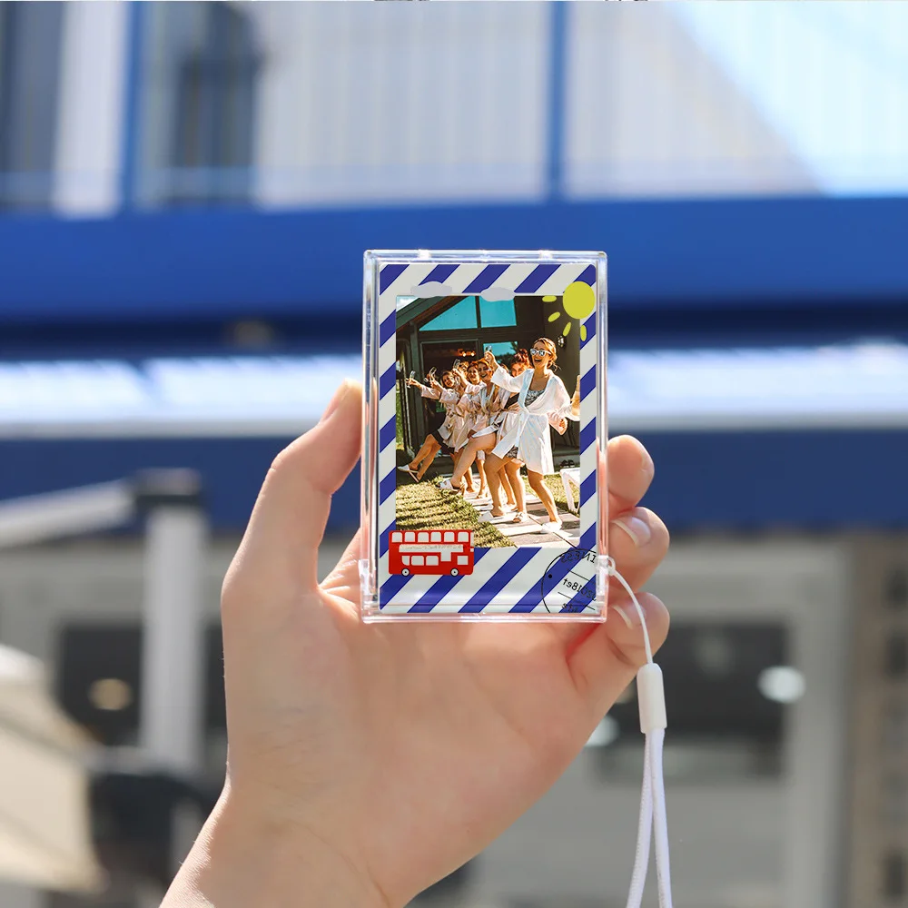 10 قطع/مجموعة ملصقات إطار تزيين للصور بولارويد لطيفة ومبتكرة مقاس 3 بوصات، ملصقات تزيين للبطاقات الصغيرة #6