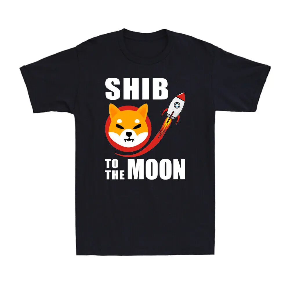 

SHIB To The Moon Shiba Inu Coin Shirt Cryptocurrency Shib Army Men's T-Shirt