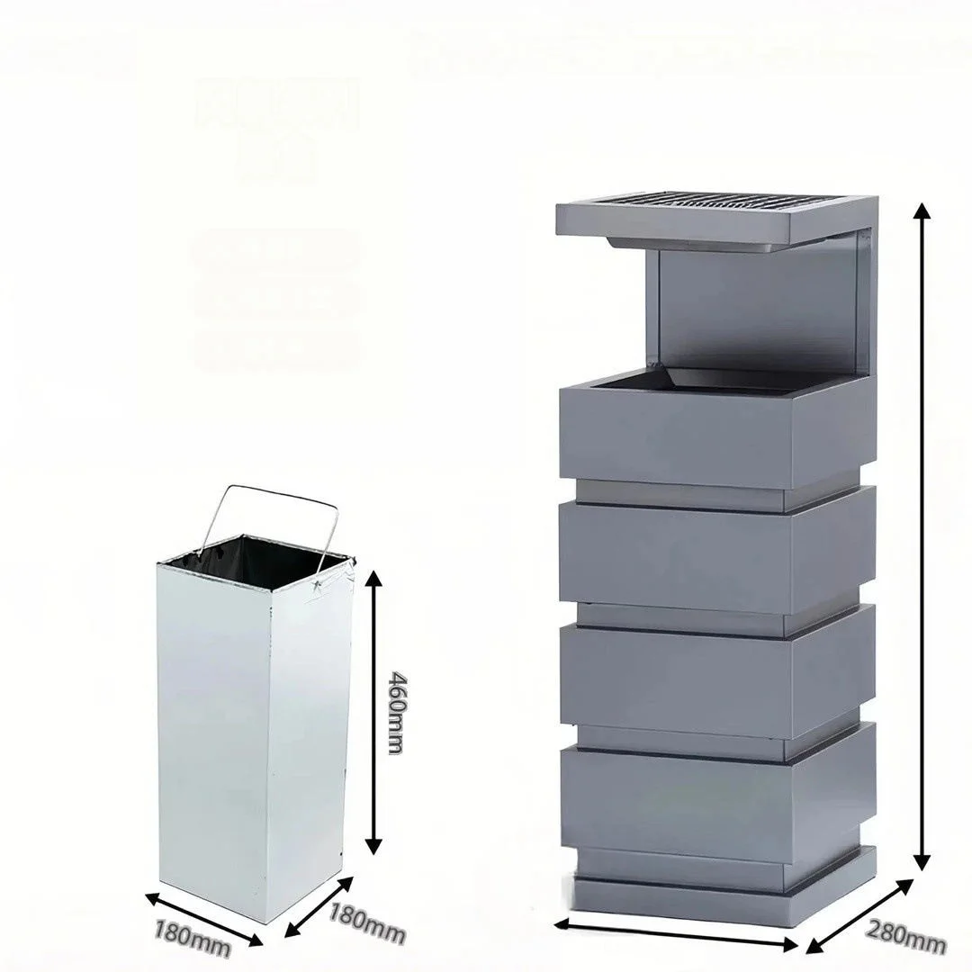 

Durable Windproof Stainless Steel Vertical Bath Towel Holder Outdoor Anti-tip with Heavy Base for Squares Bus Stops Parks
