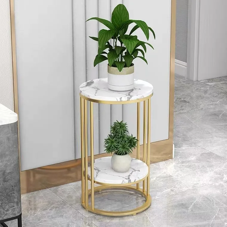 Tavolino dal design portaoggetti Tavolino rotondo Organizer Letto Tavolini in metallo premium Minimalista Nordic Couchtisch Mobili Soggiorno