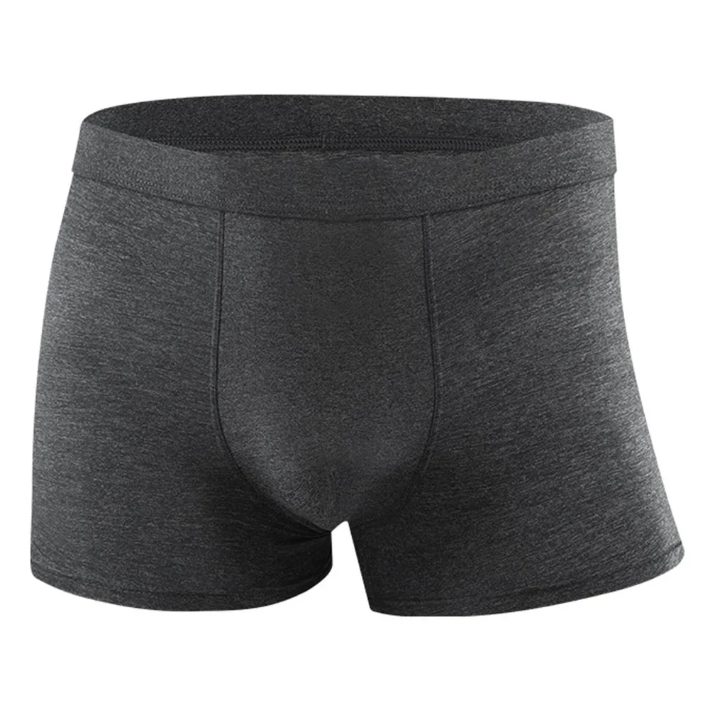 ملابس داخلية للرجال بلون سادة قابلة للتنفس، سراويل داخلية بسيطة ومريحة ومتعددة الألوان