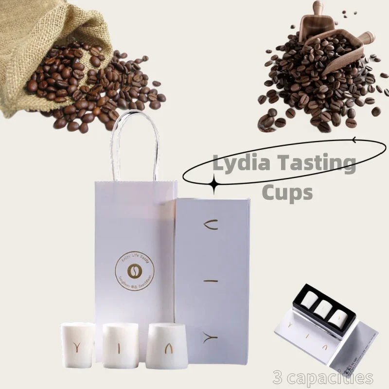 SearchPean Lydia Coffee Tea And Wine Tasting Cups Gift Set Shipping Cost For 3 Packages Gifts For Men And Women