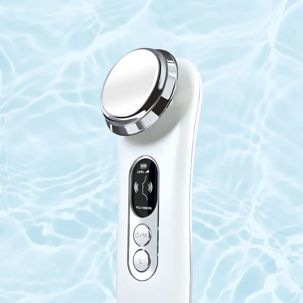 Ion Beauty Face Lifting LCD Display Deep Cleaning Face Massager